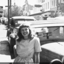 Norma with Model A, Sonora, California.