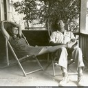 Jack and Norma on the porch at Norma Jack and Norma on the porch at Norma