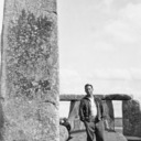 Jack at Stonehenge.